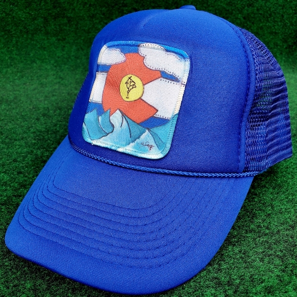 Vintage Otto Collection Snapback Trucker Cap Hat Featuring Loveland Ski - Picture 8 of 8